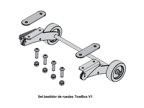 Set bastidor de ruedas TowBox V1