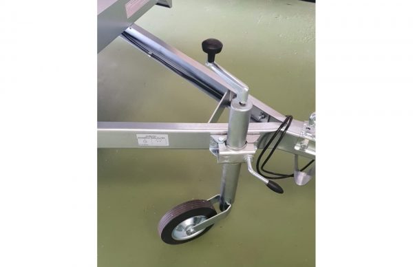 Rueda jockey + brida remolques ERKA