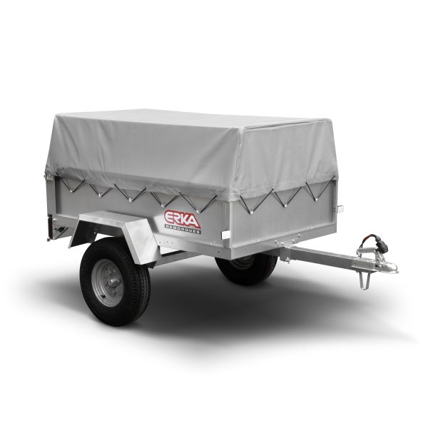 Remolque ERKA 838 con toldo a 30cm de altura