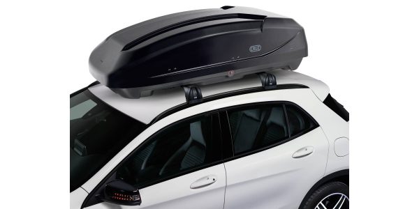 Cofre CRUZ Paddock elite 400 negro en el coche